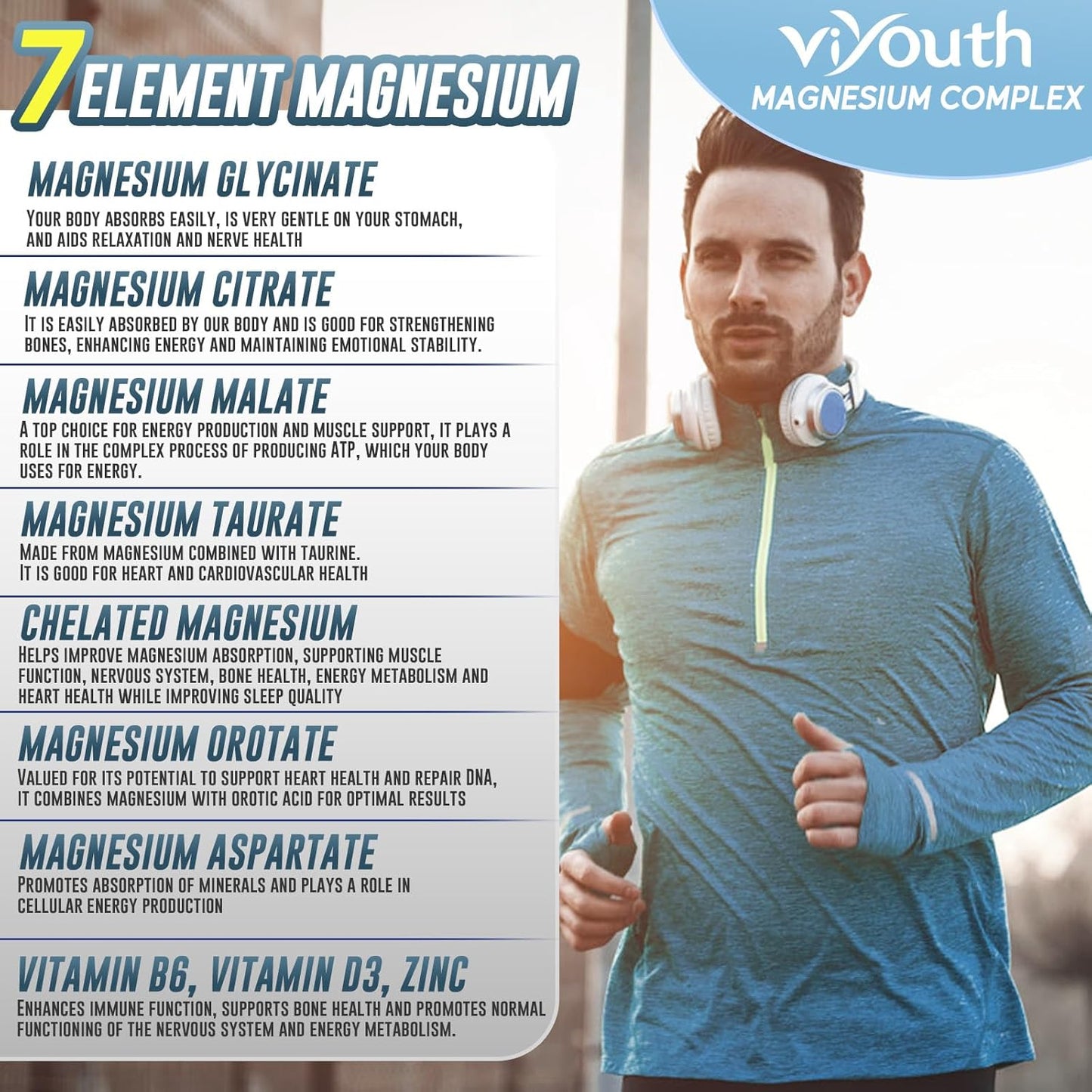 Magnesium 7 Complex Supplement